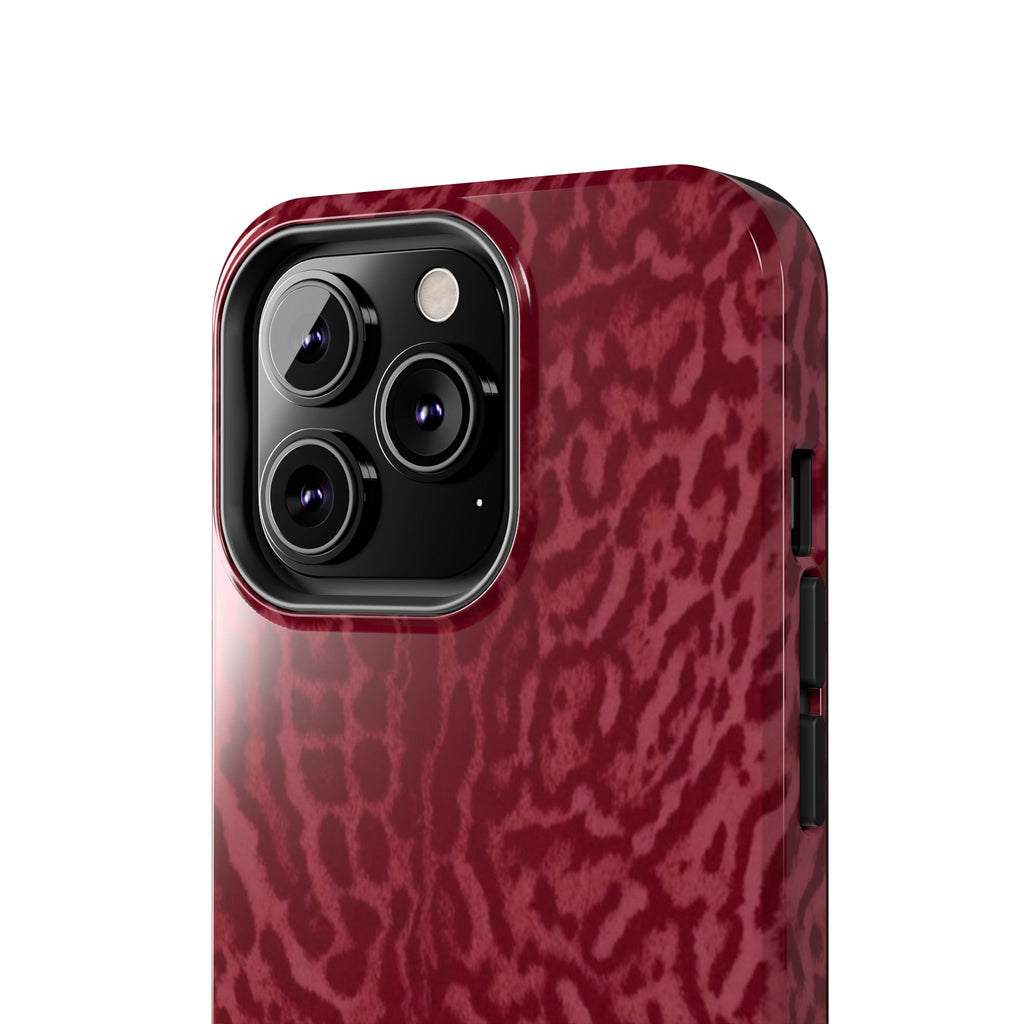 Burgundy Jaguar iPhone Case