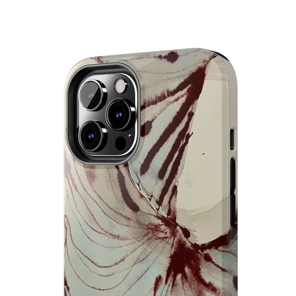 Maroon Silk iPhone Case
