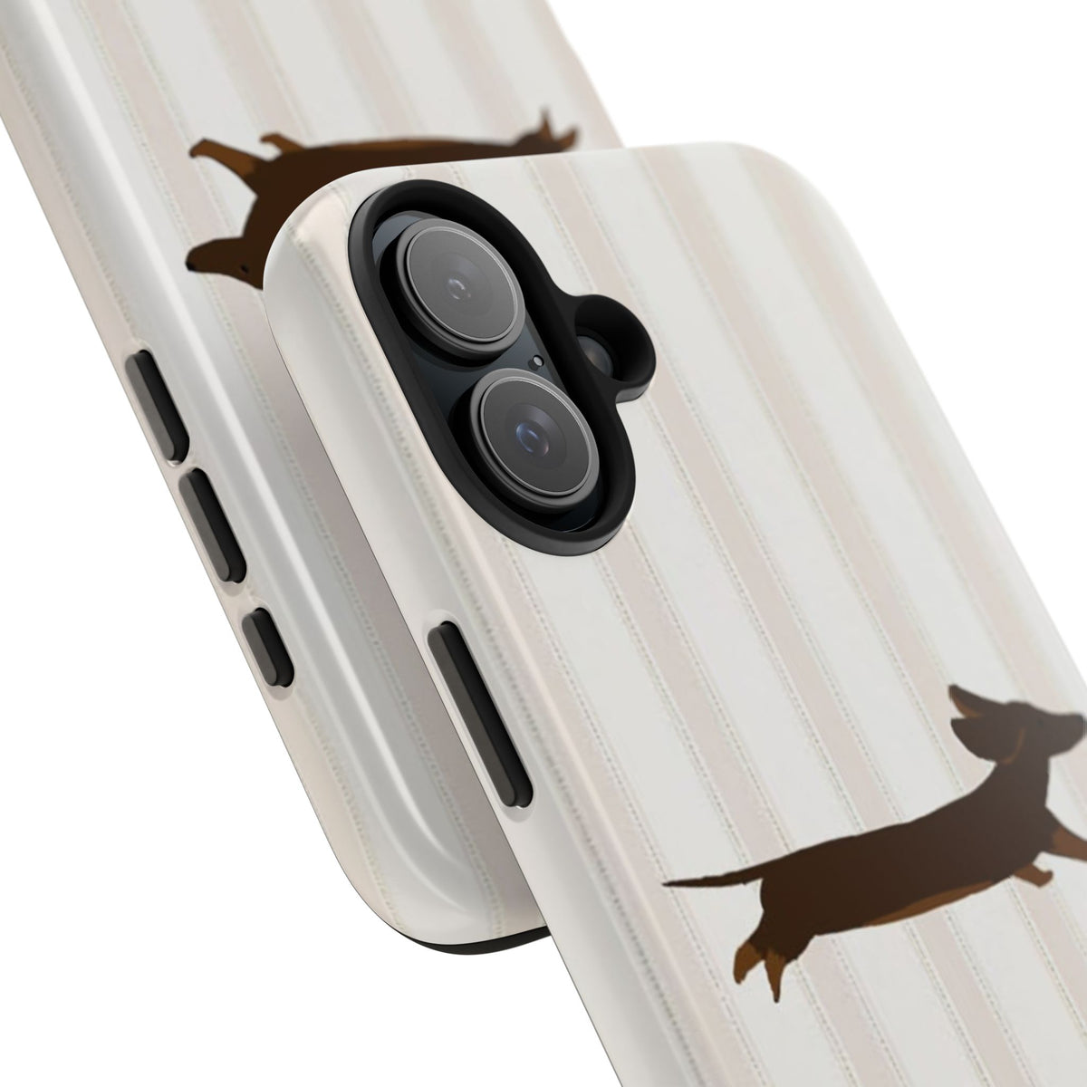 Leaping Dachshund iPhone Case