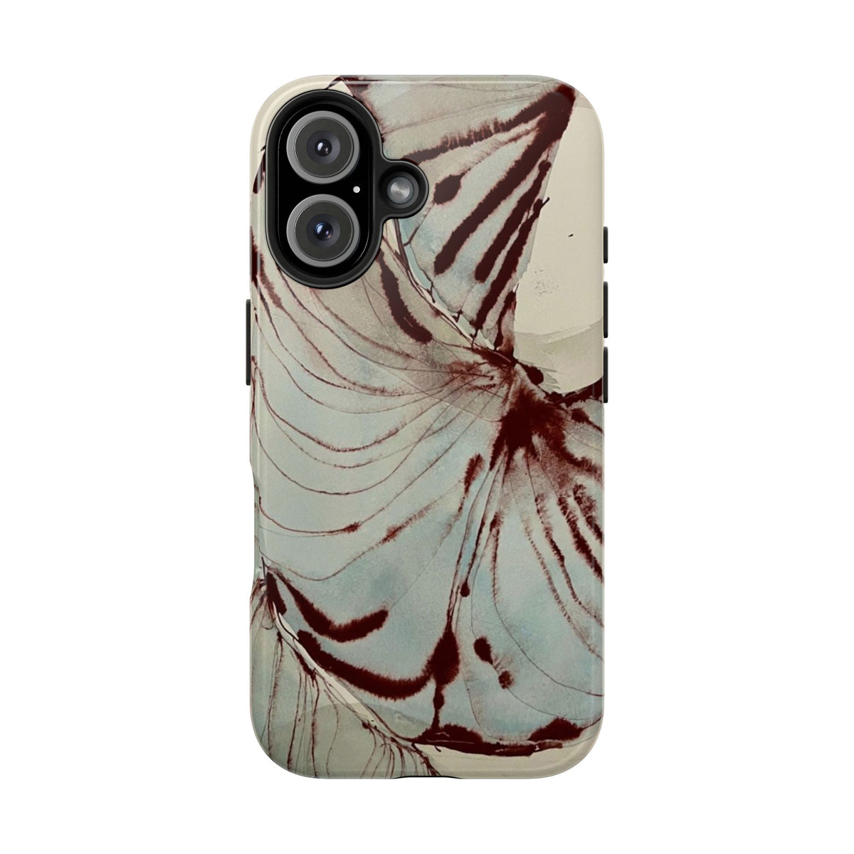 Maroon Silk iPhone Case