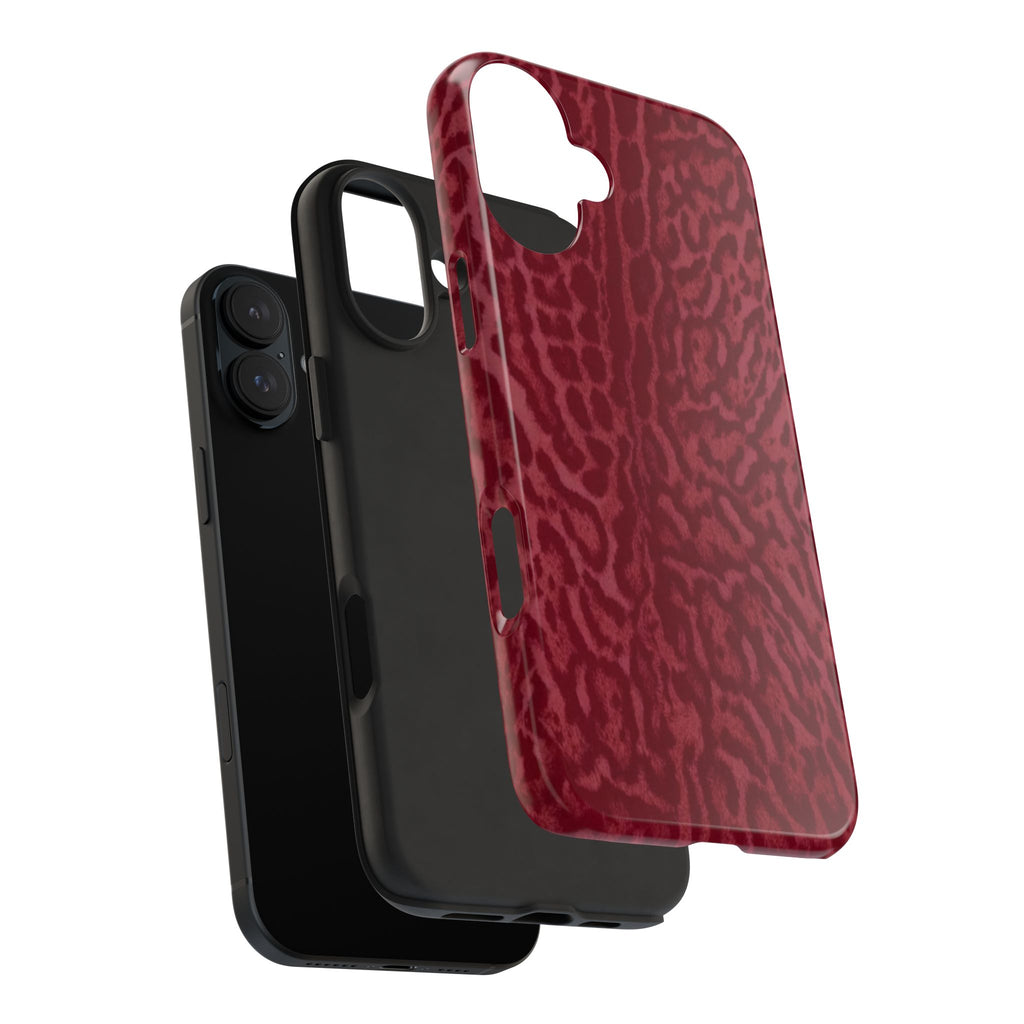 Burgundy Jaguar iPhone Case