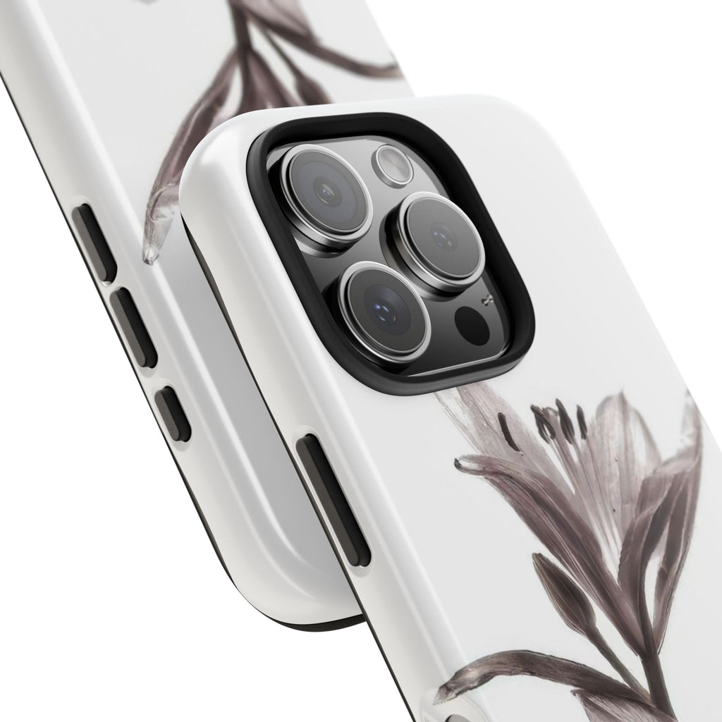 White Waterlily iPhone Case