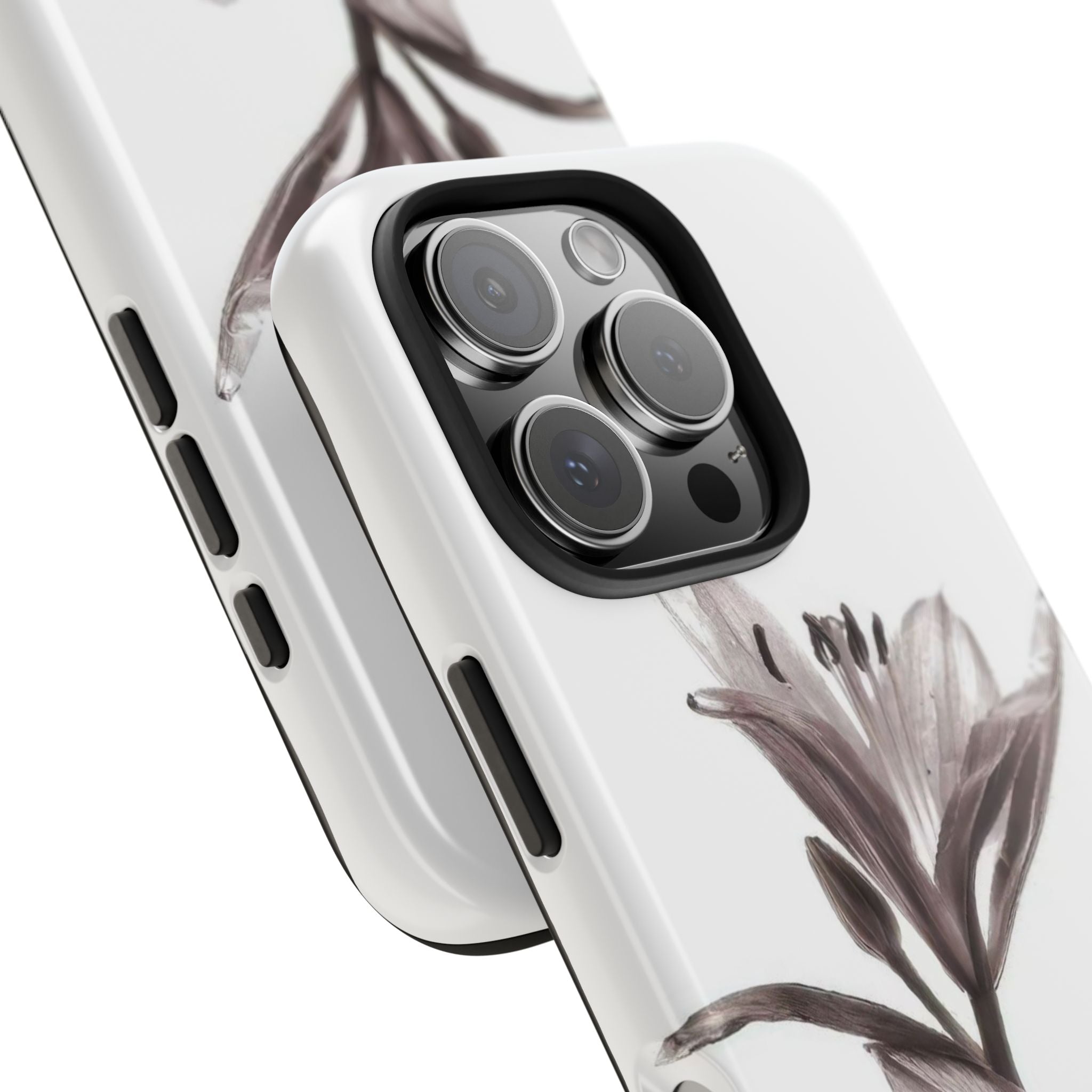 White Waterlily iPhone Case