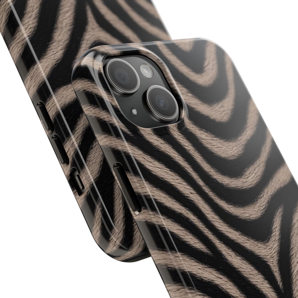 Tan Zebra iPhone Case