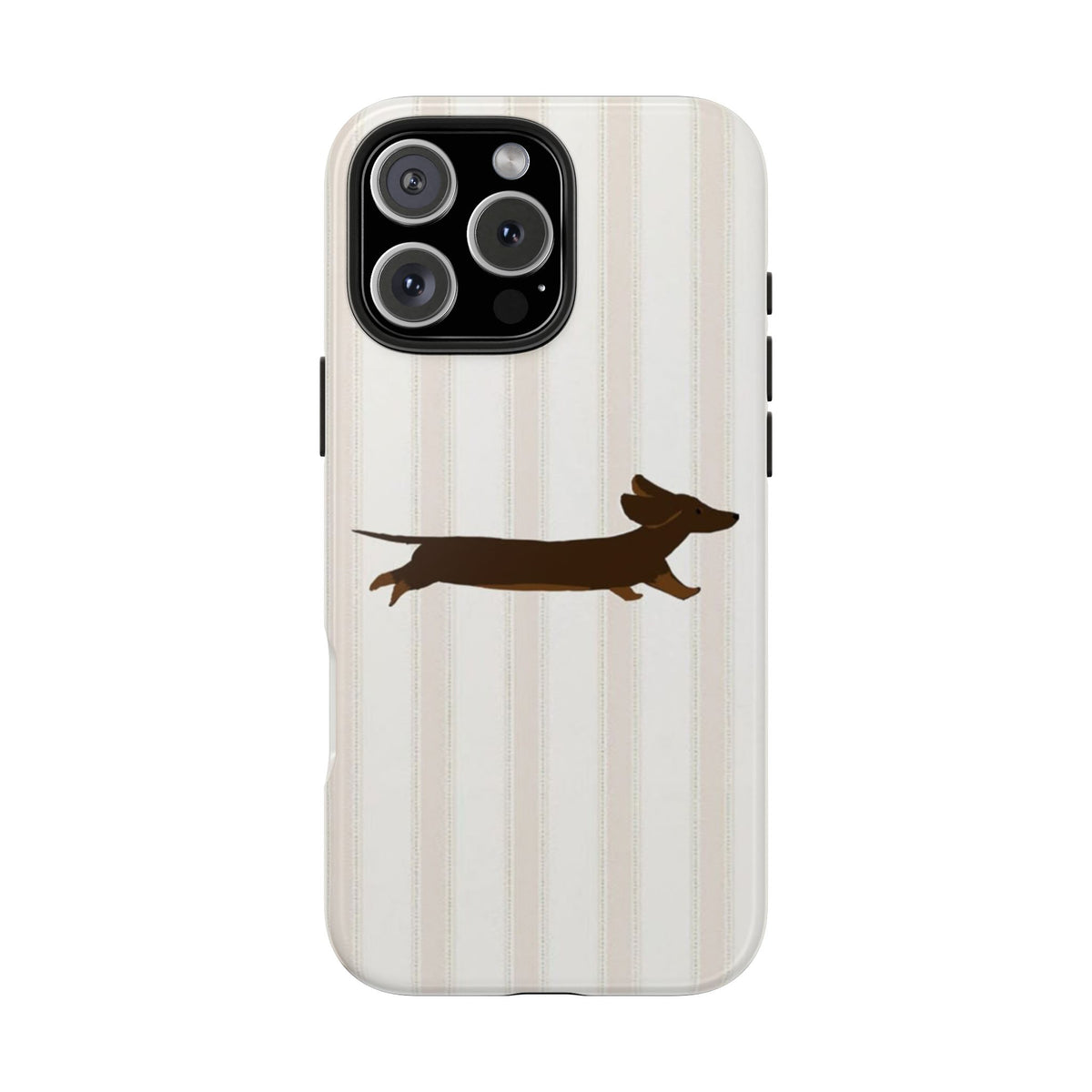 Leaping Dachshund iPhone Case