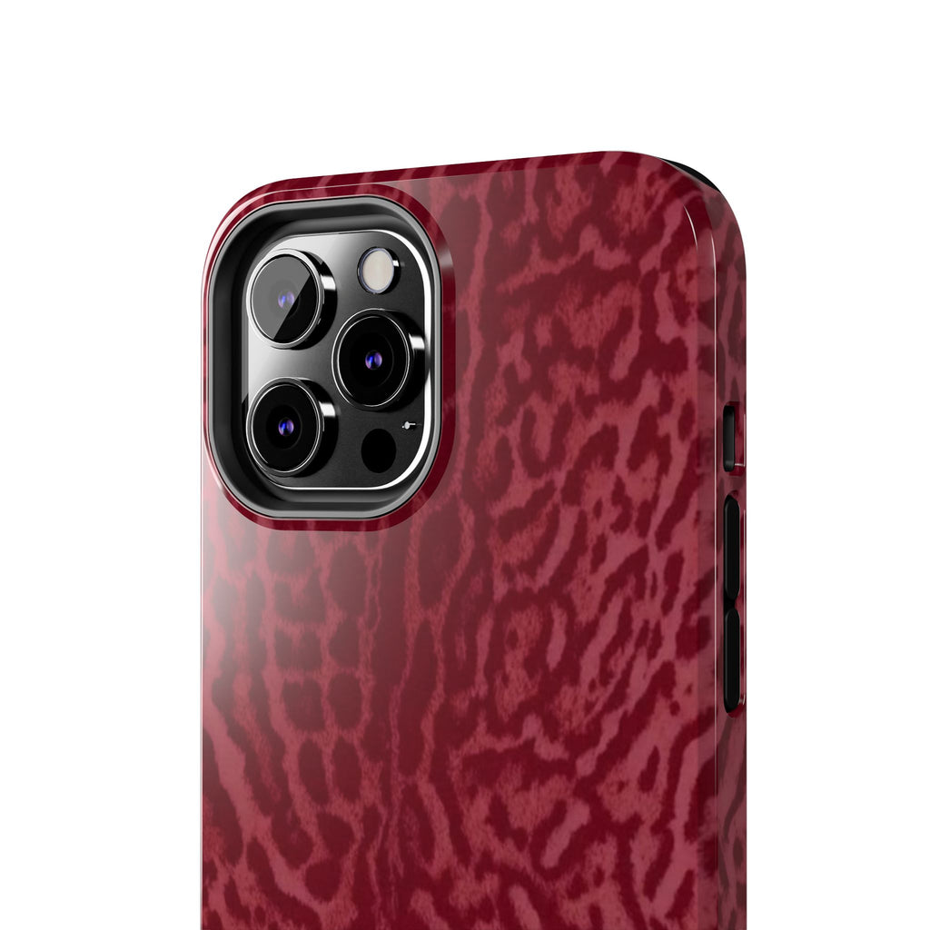 Burgundy Jaguar iPhone Case