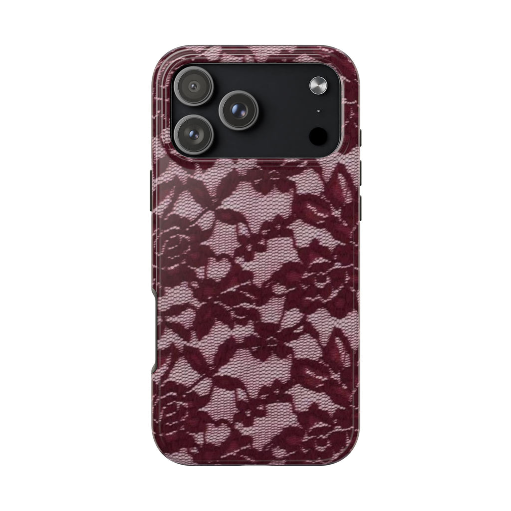Red Lace iPhone Case