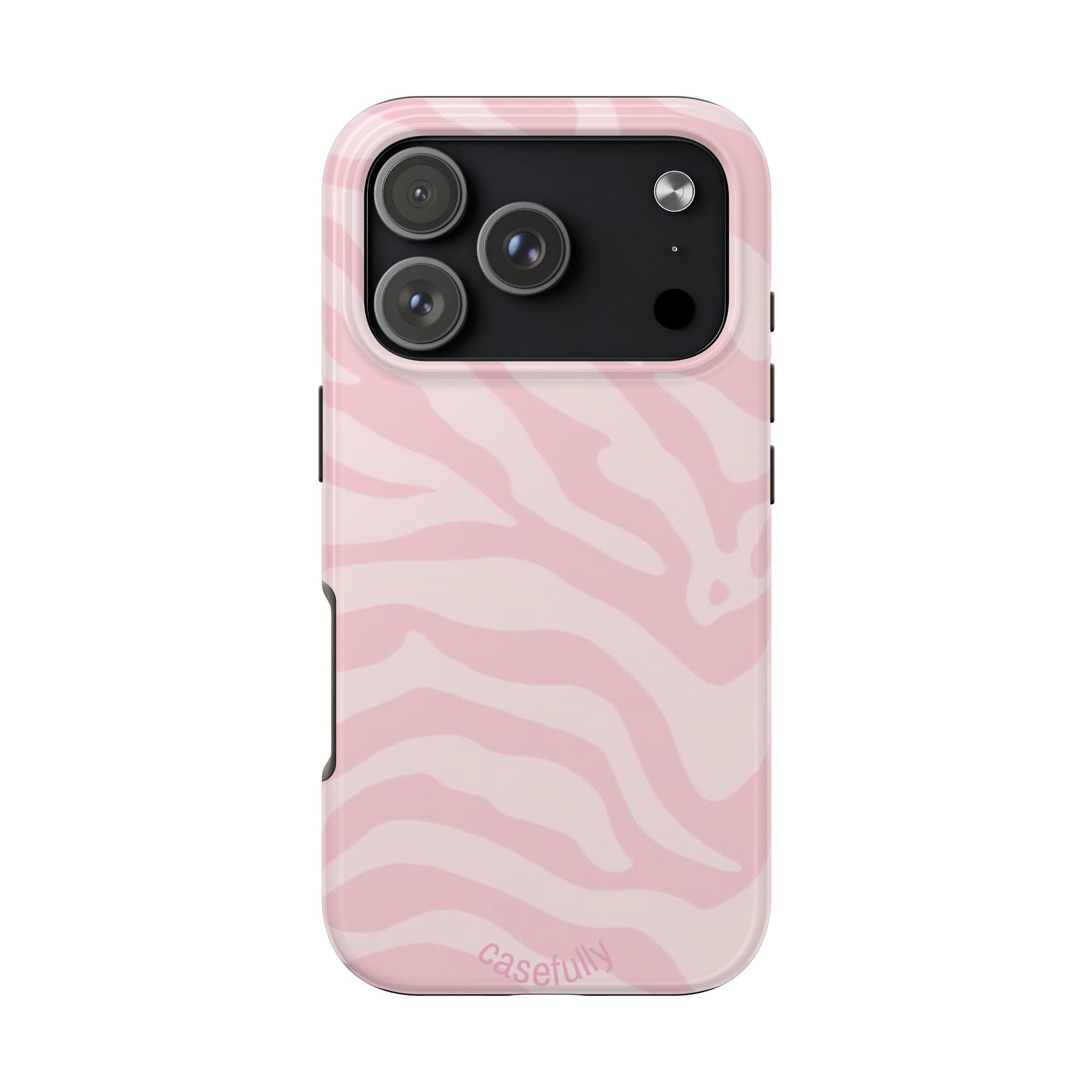 Light Pink Zebra iPhone Case