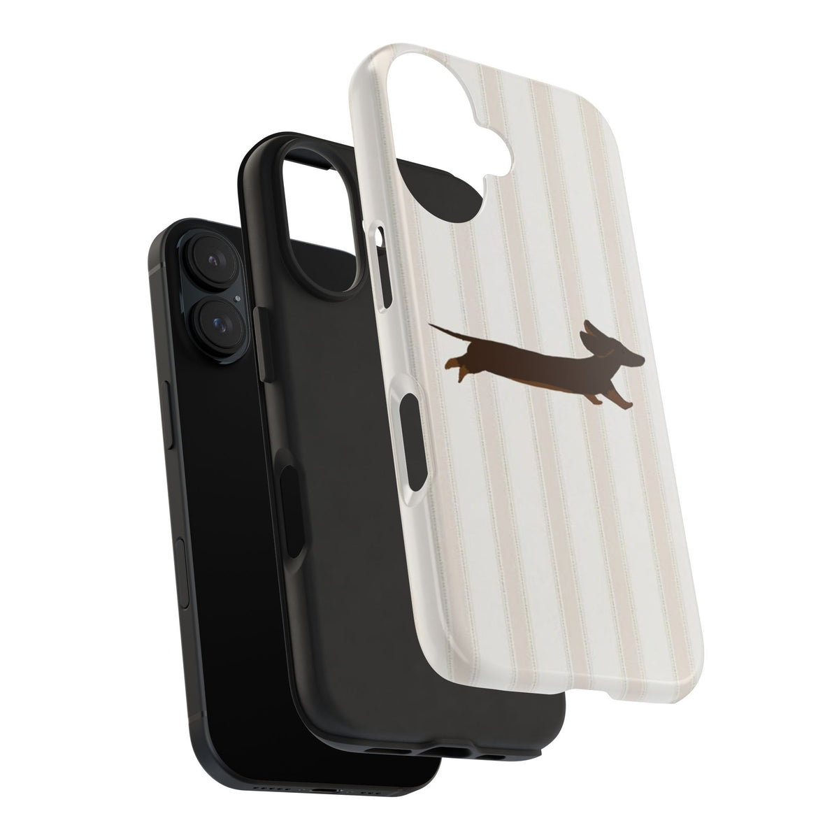Leaping Dachshund iPhone Case