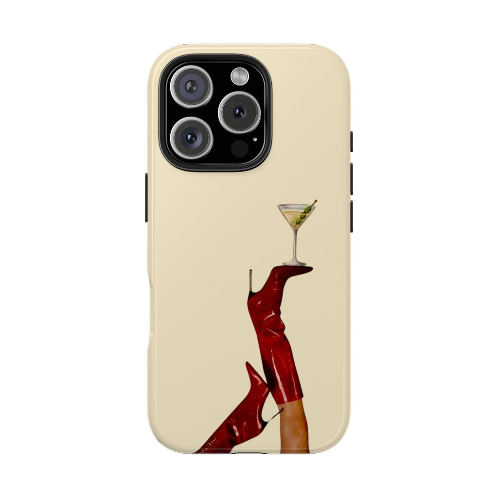 Red Boots Martini iPhone Case