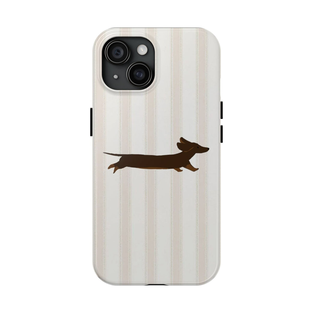 Leaping Dachshund iPhone Case
