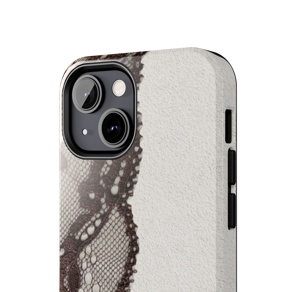 Brown Lace Edge iPhone Case