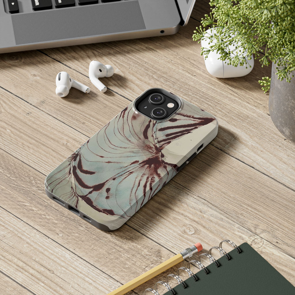 Maroon Silk iPhone Case