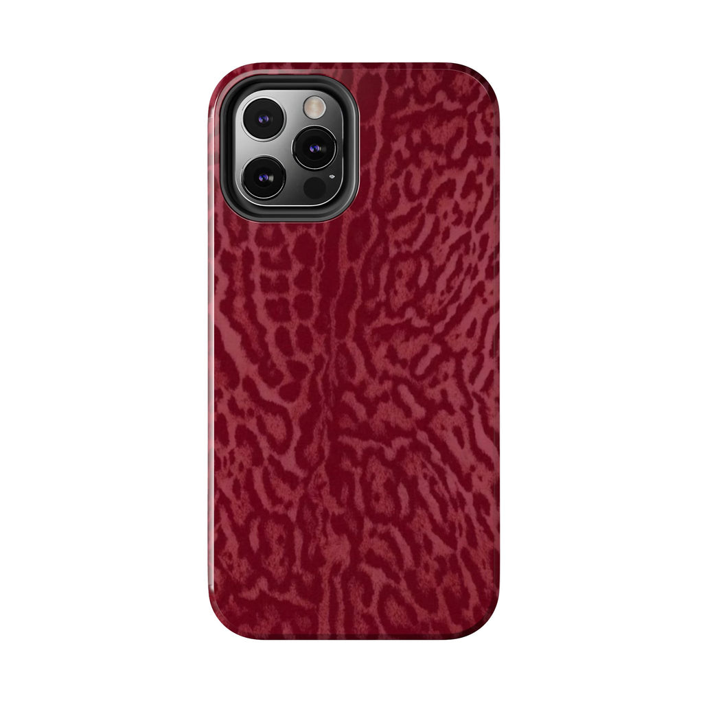 Burgundy Jaguar iPhone Case
