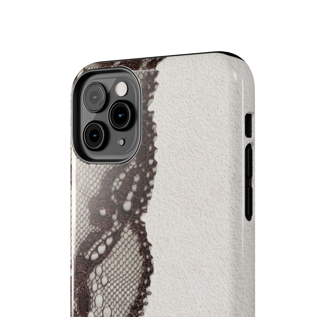 Brown Lace Edge iPhone Case