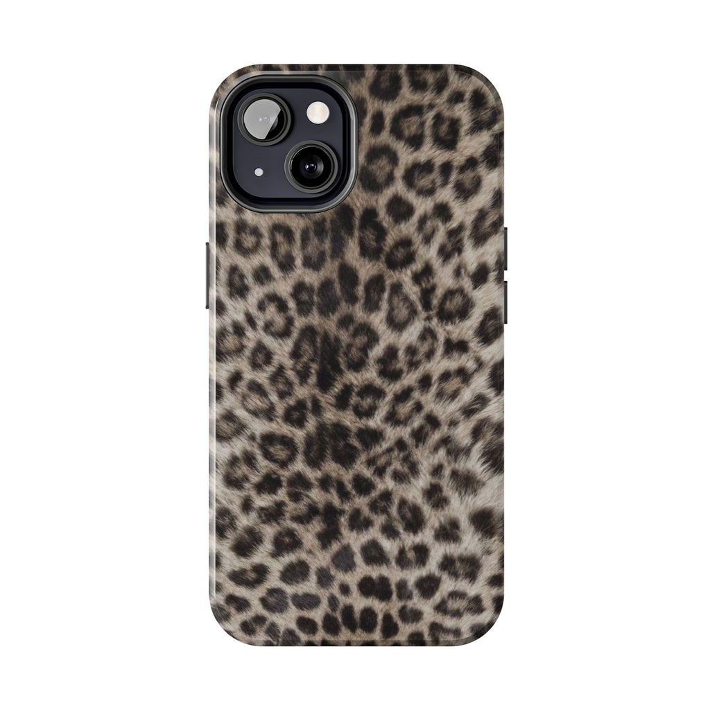 Suede Leopard iPhone Case