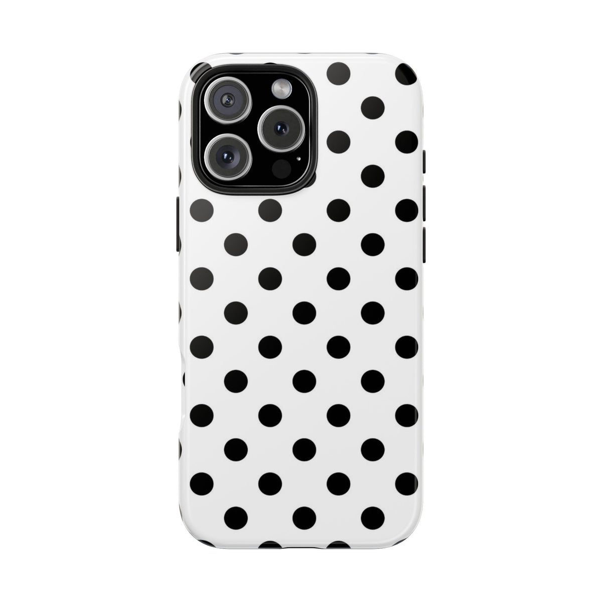 White Polka Dot iPhone Case