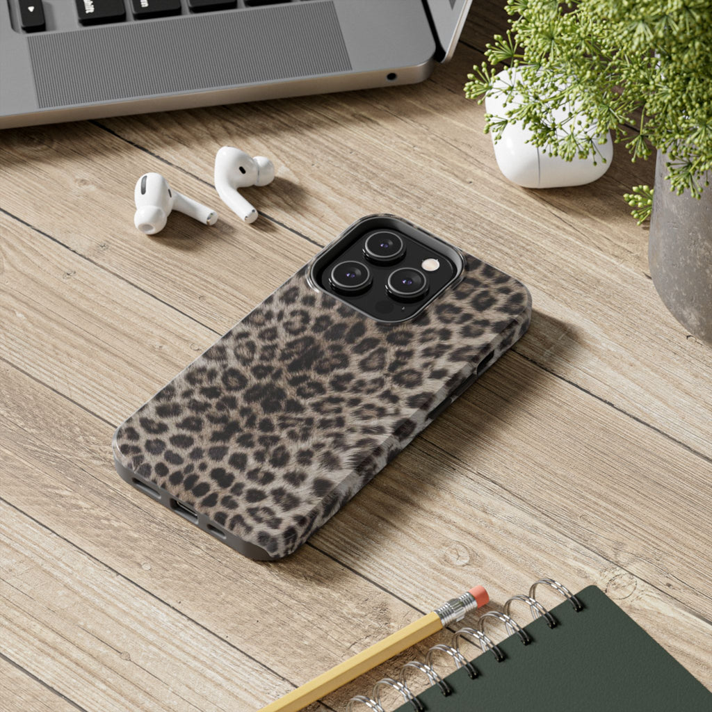Suede Leopard iPhone Case