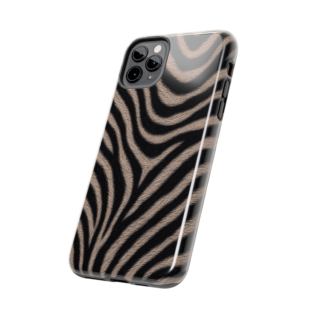 Tan Zebra iPhone Case