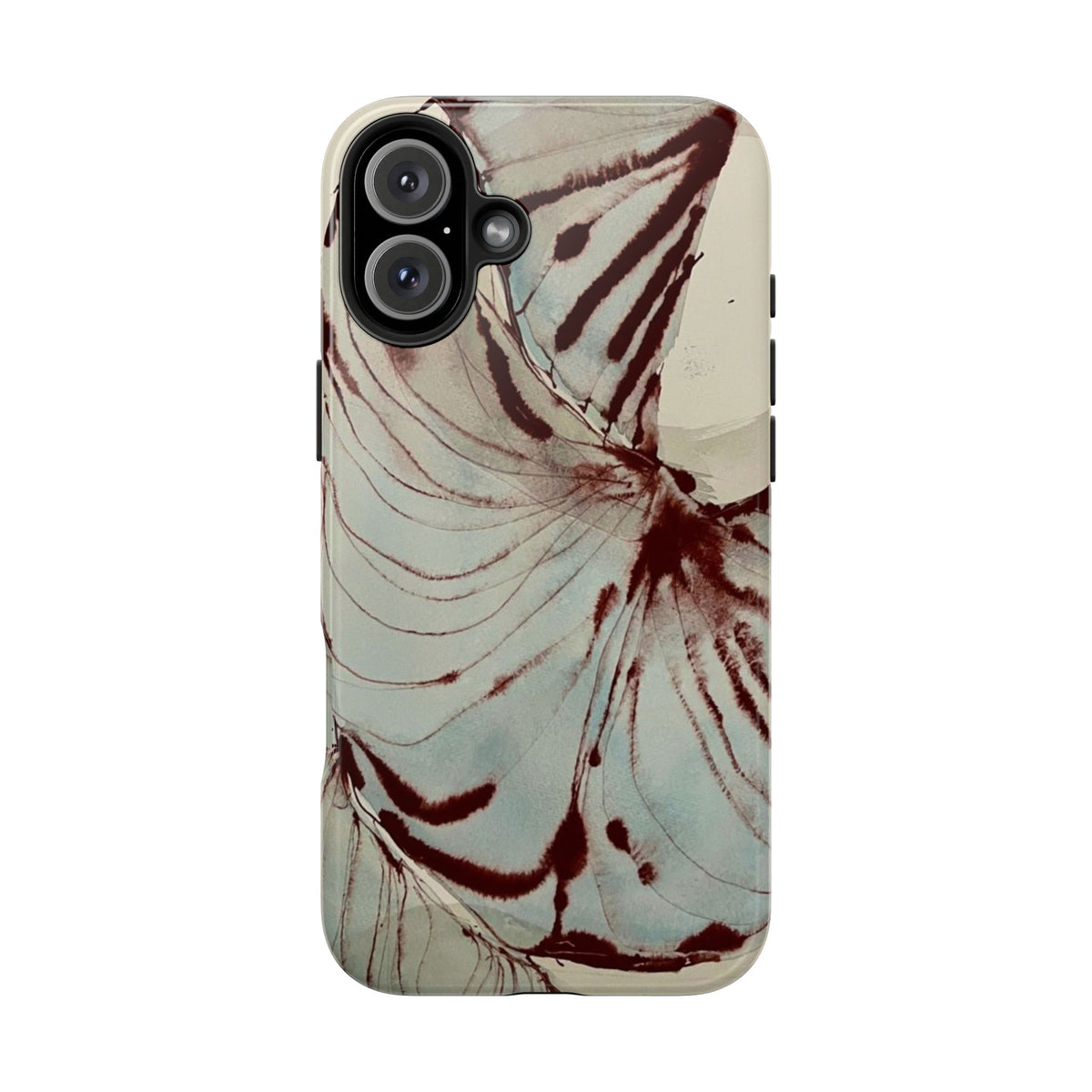 Maroon Silk iPhone Case