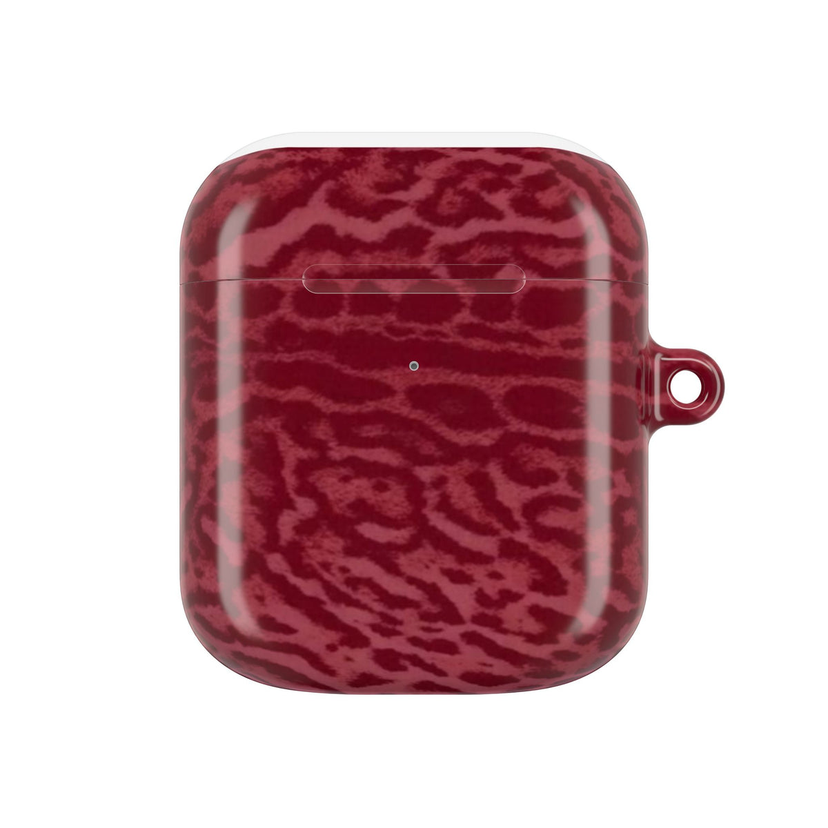 Burgundy Jaguar AirPod Case