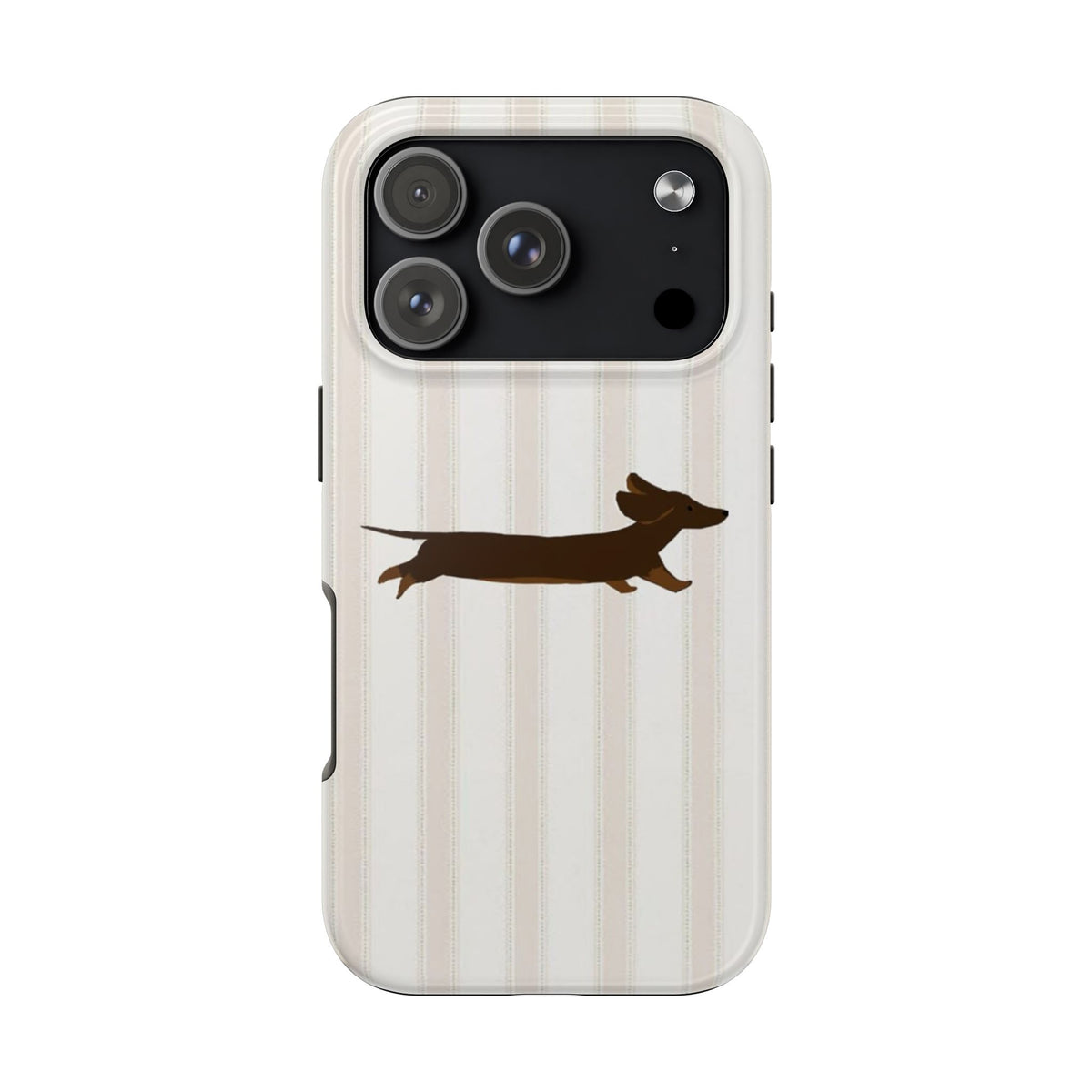 Leaping Dachshund iPhone Case