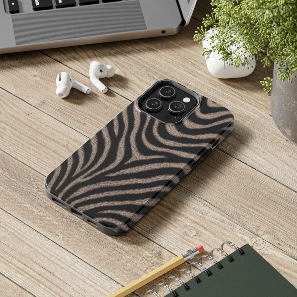 Tan Zebra iPhone Case