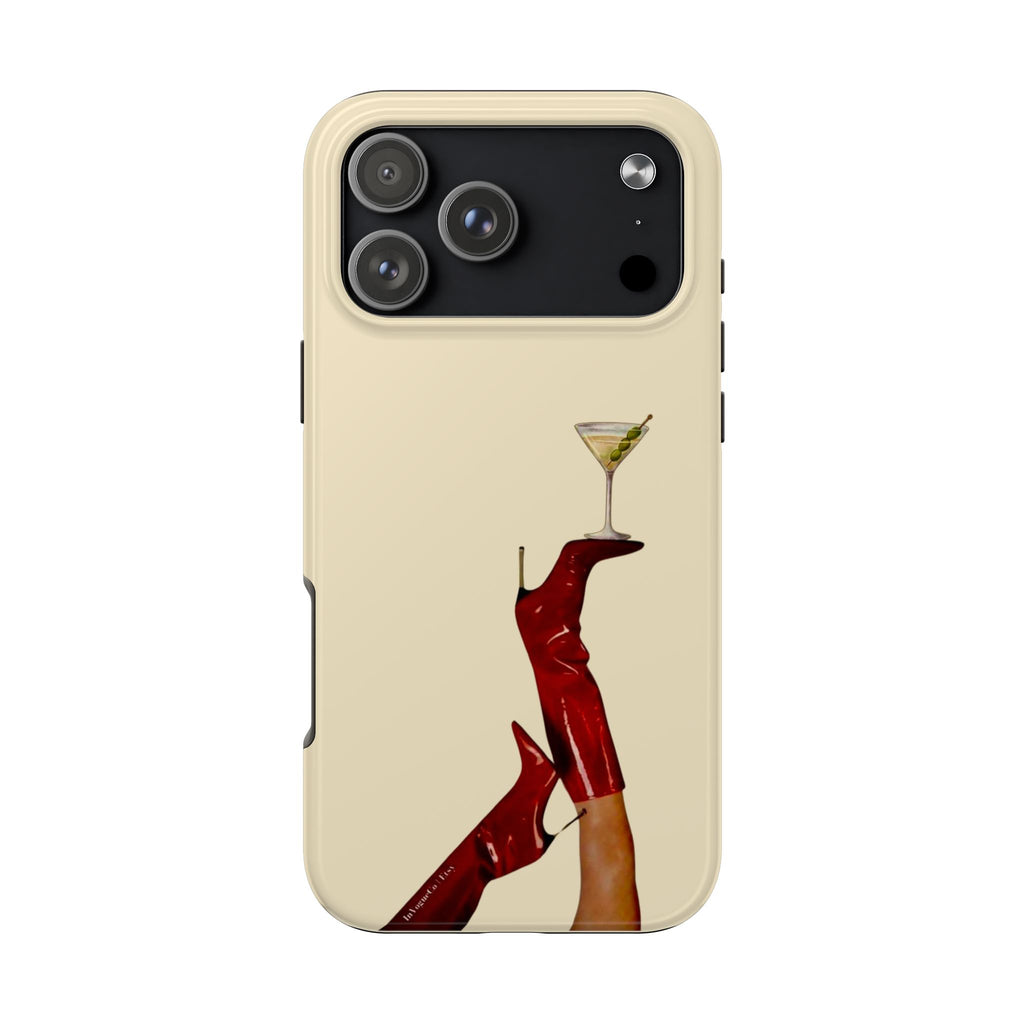Red Boots Martini iPhone Case