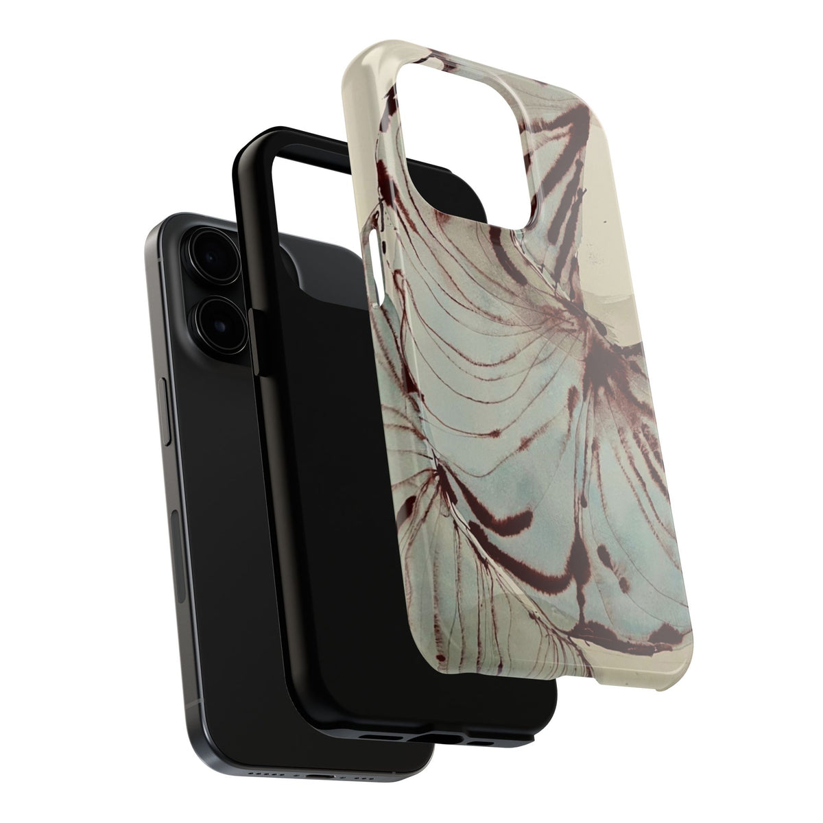 Maroon Silk iPhone Case