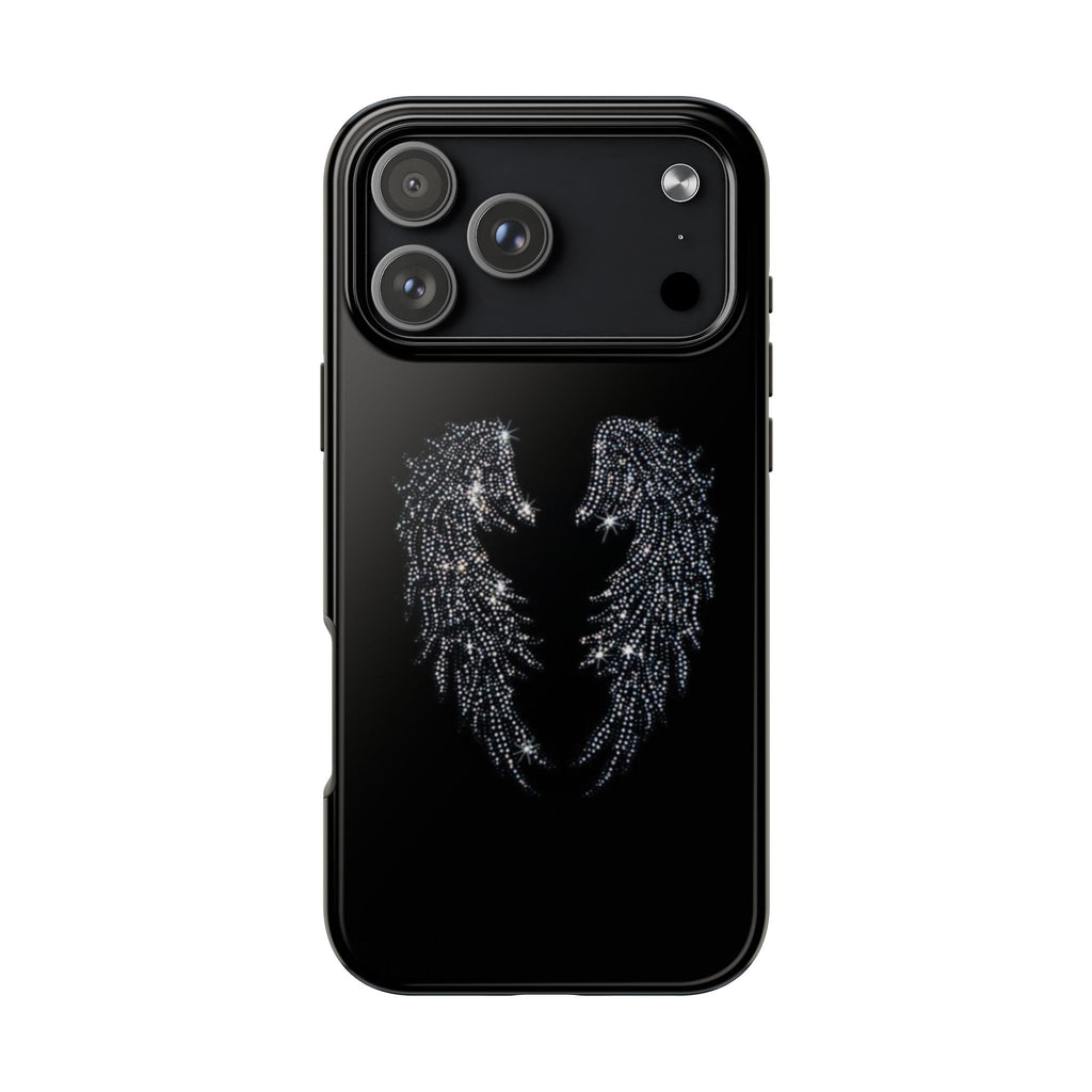 Bedazzled Angel Wings iPhone Case