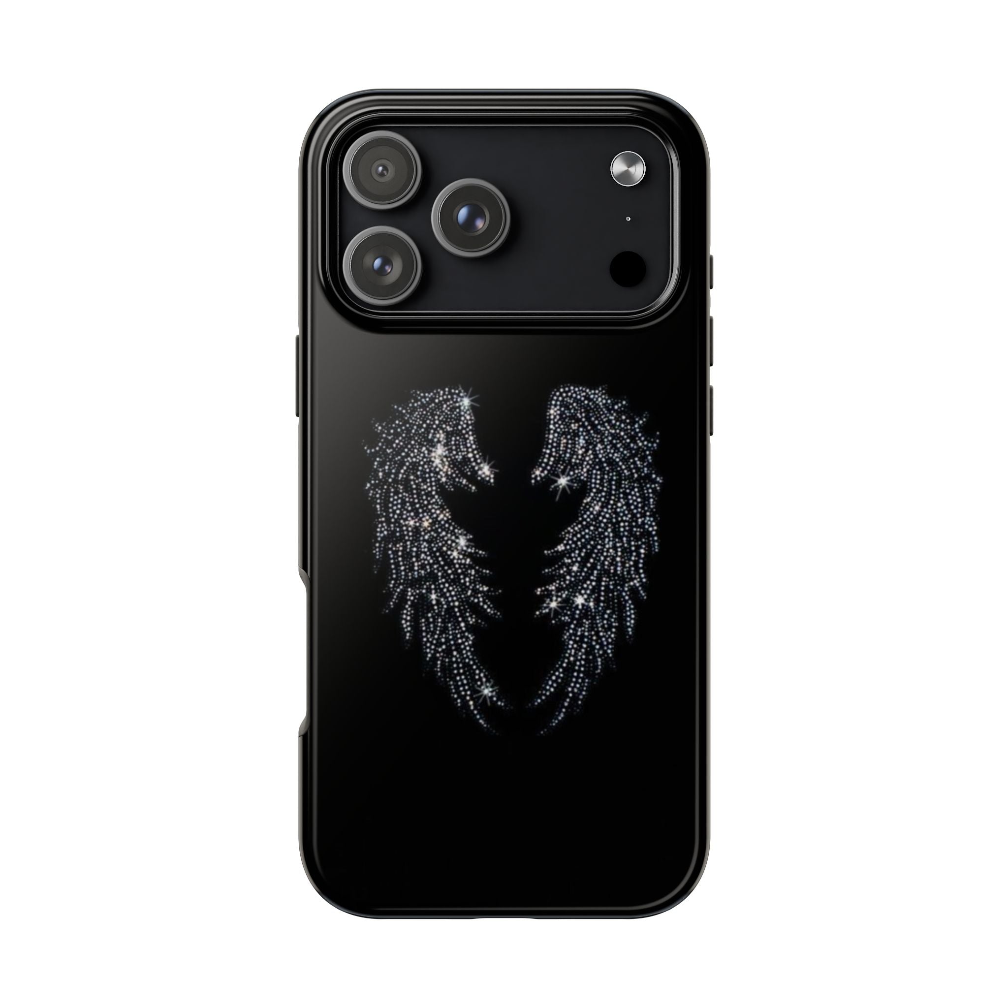 Bedazzled Angel Wings iPhone Case