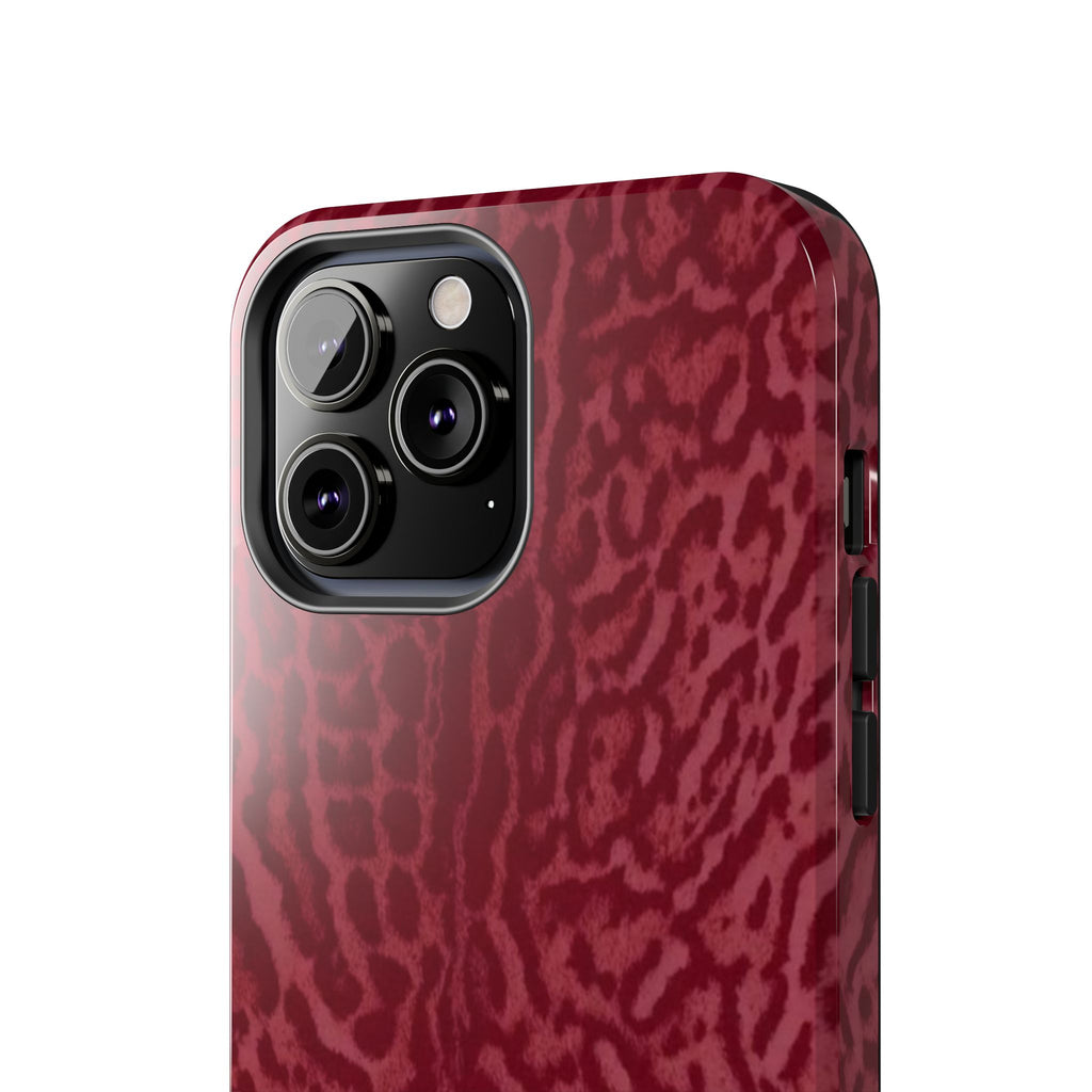 Burgundy Jaguar iPhone Case