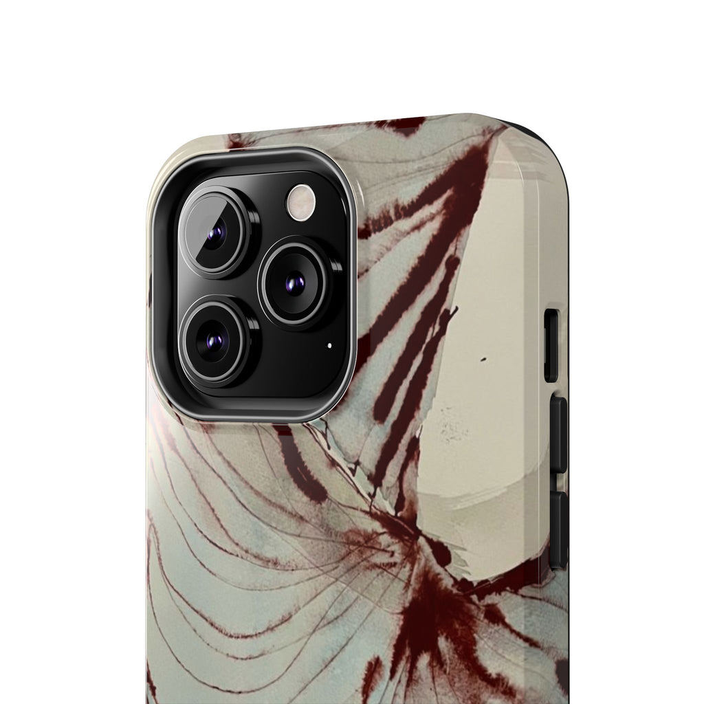 Maroon Silk iPhone Case