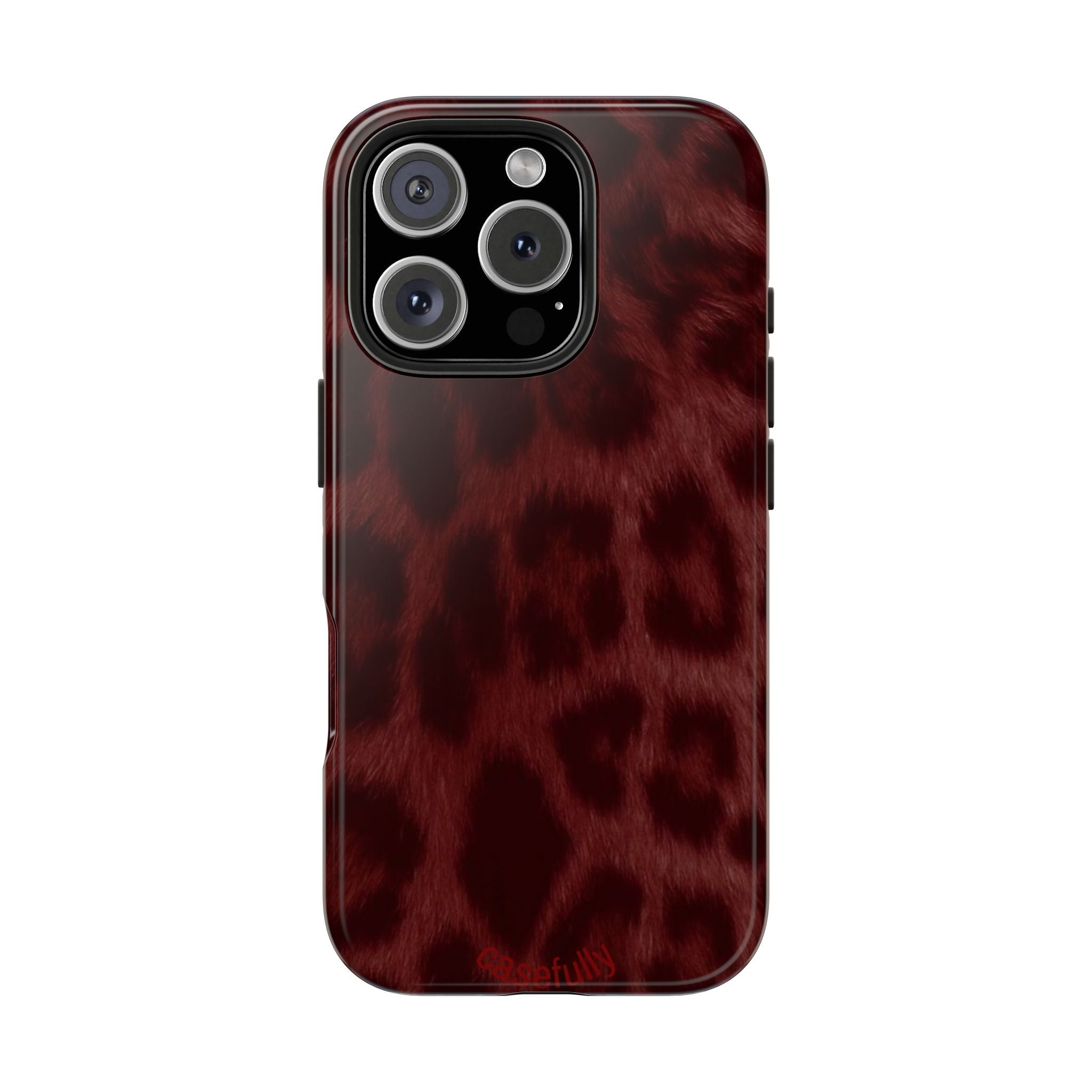 Red Cheetah Print iPhone Case