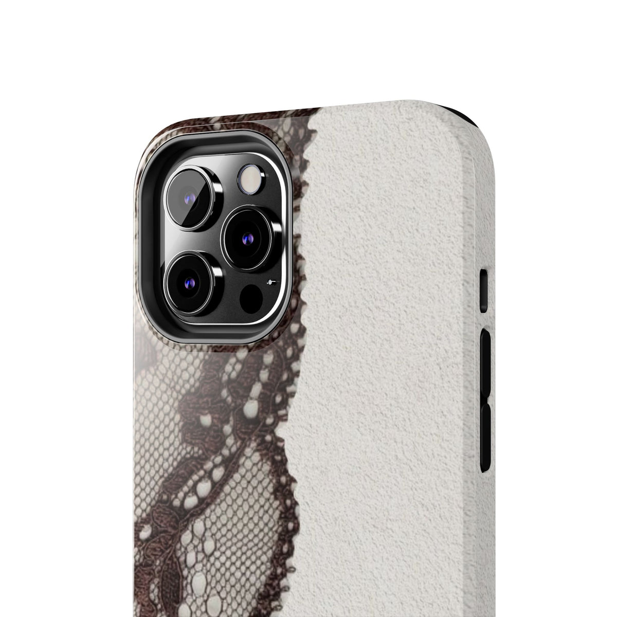 Brown Lace Edge iPhone Case