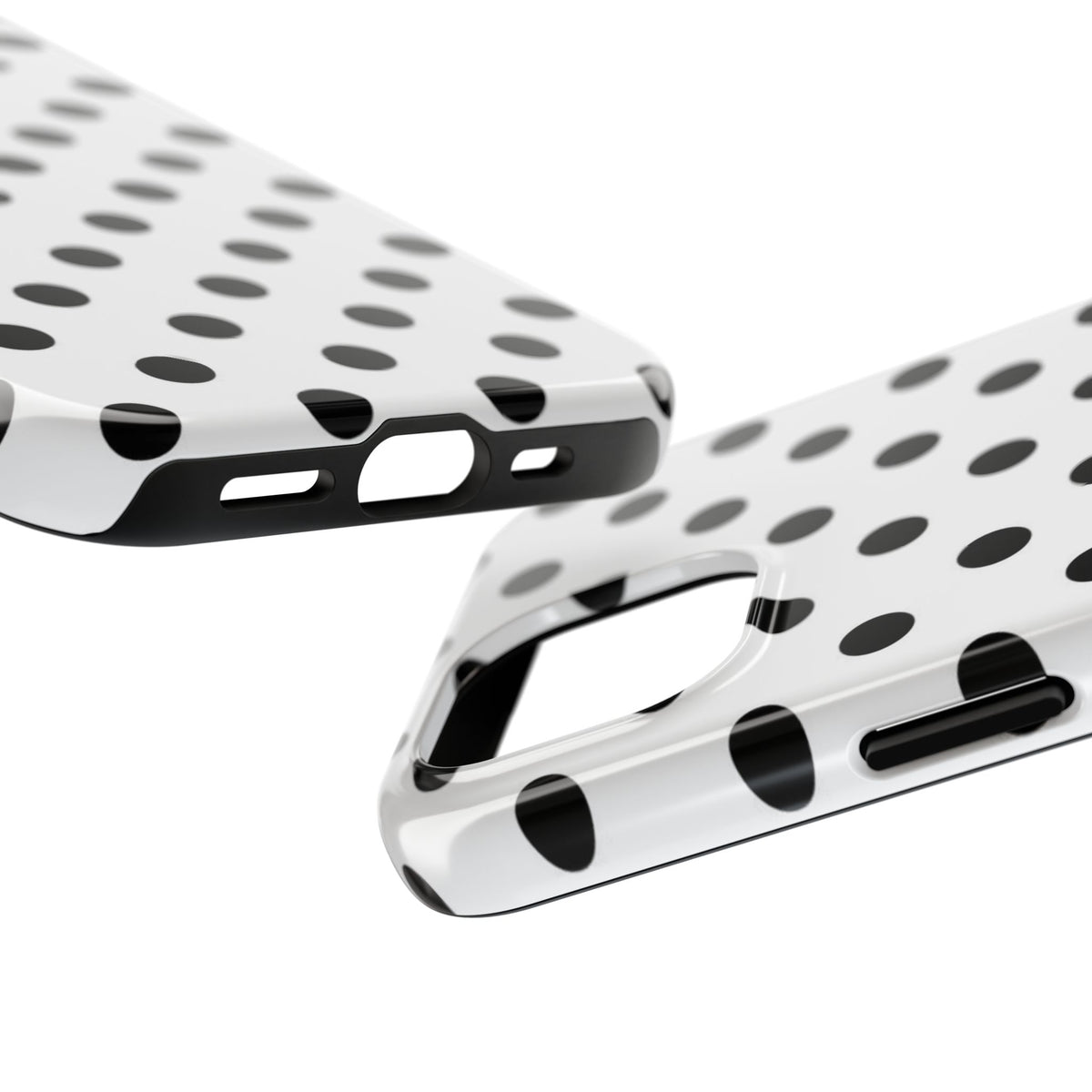 White Polka Dot iPhone Case