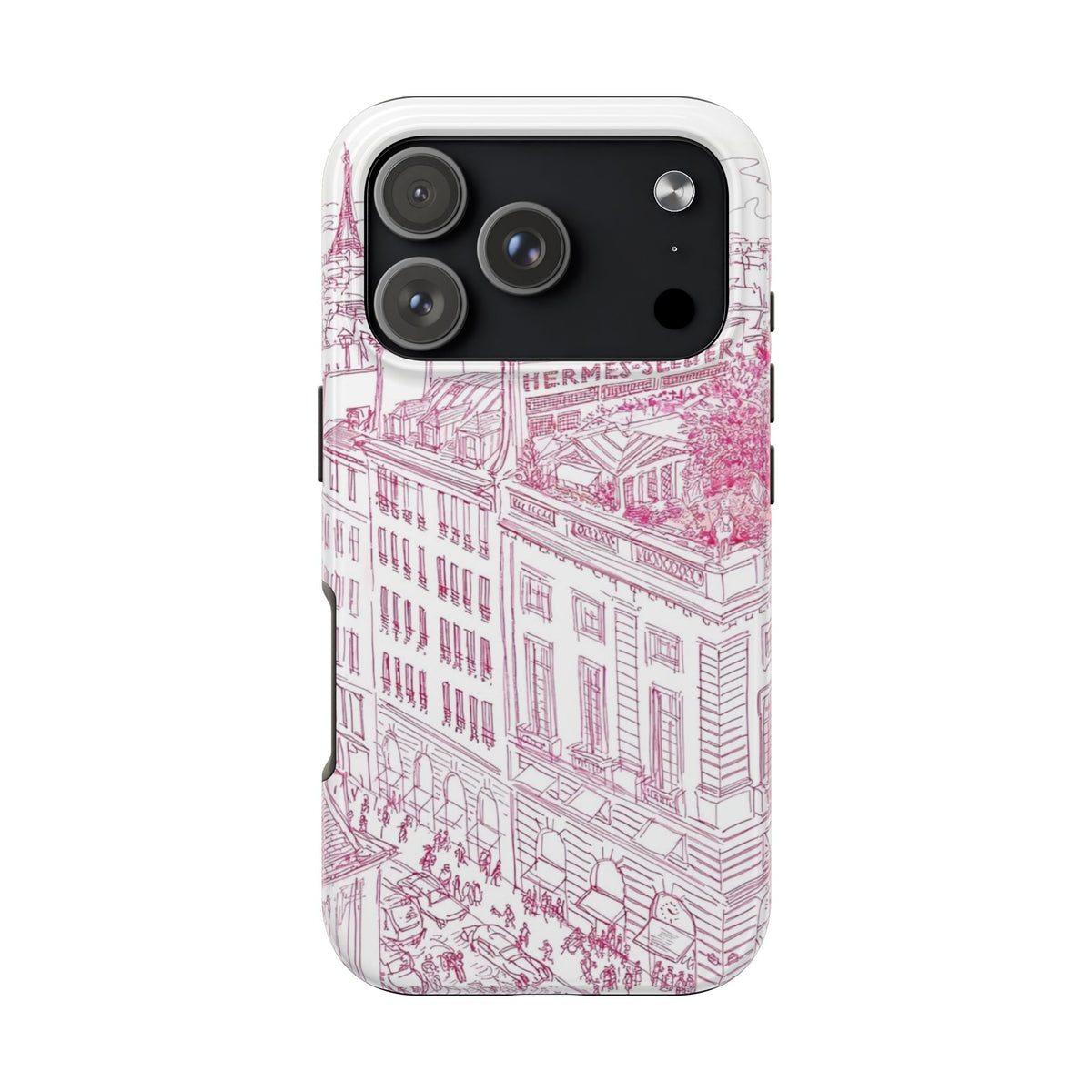 Pink Paris iPhone Case