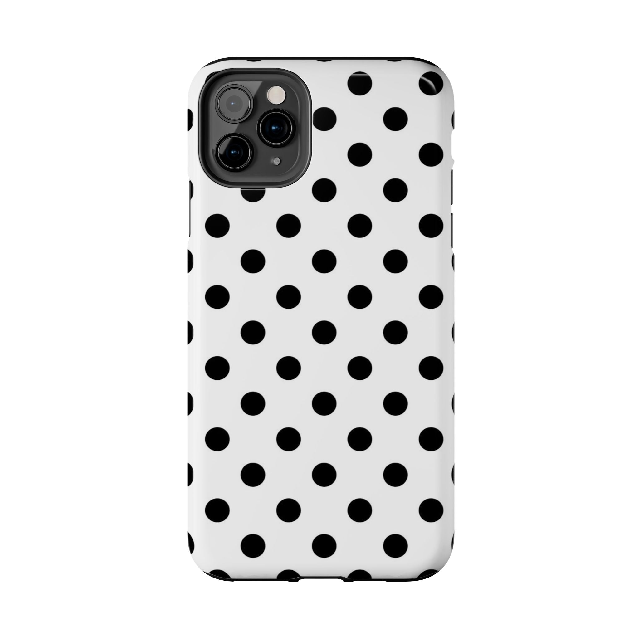 White Polka Dot iPhone Case