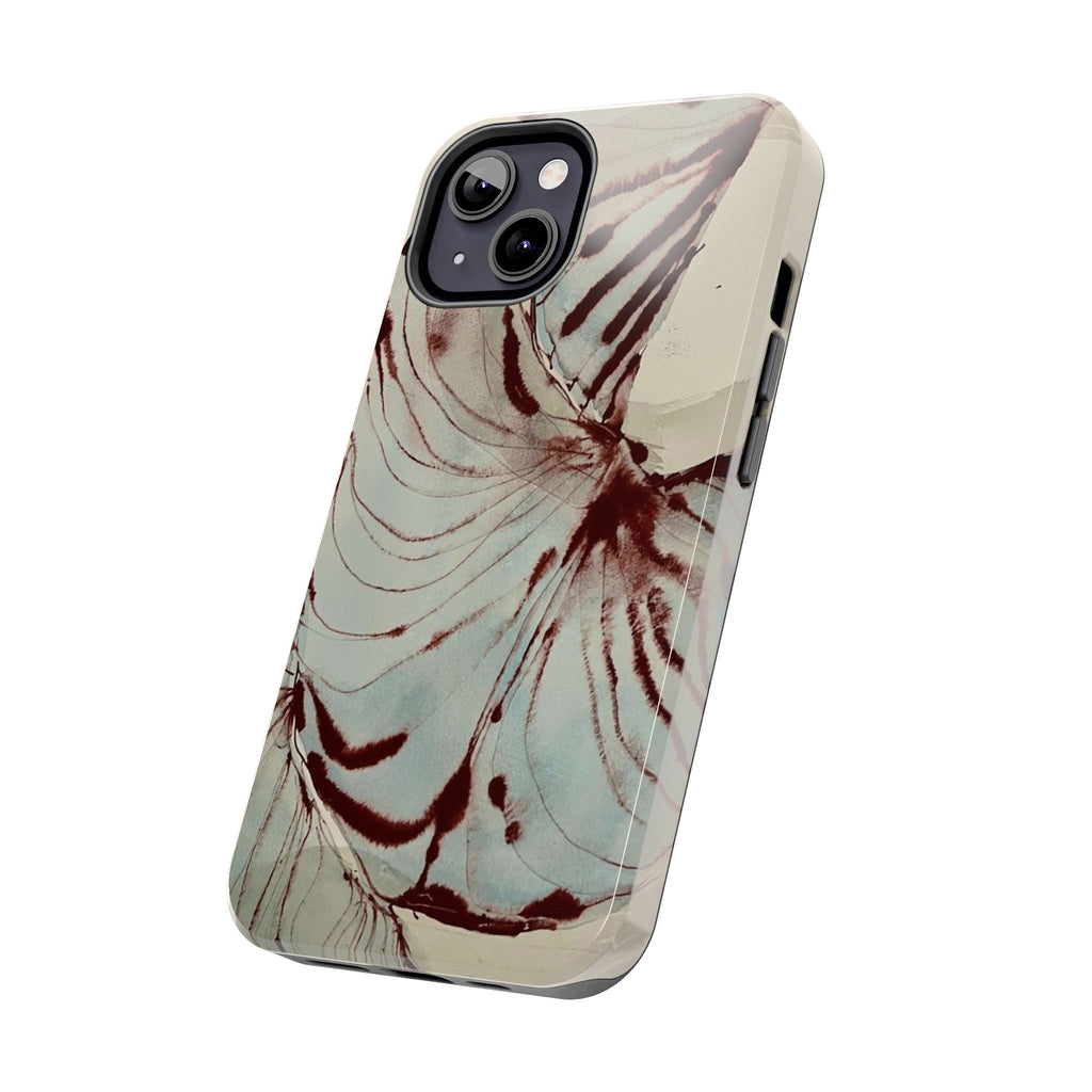 Maroon Silk iPhone Case