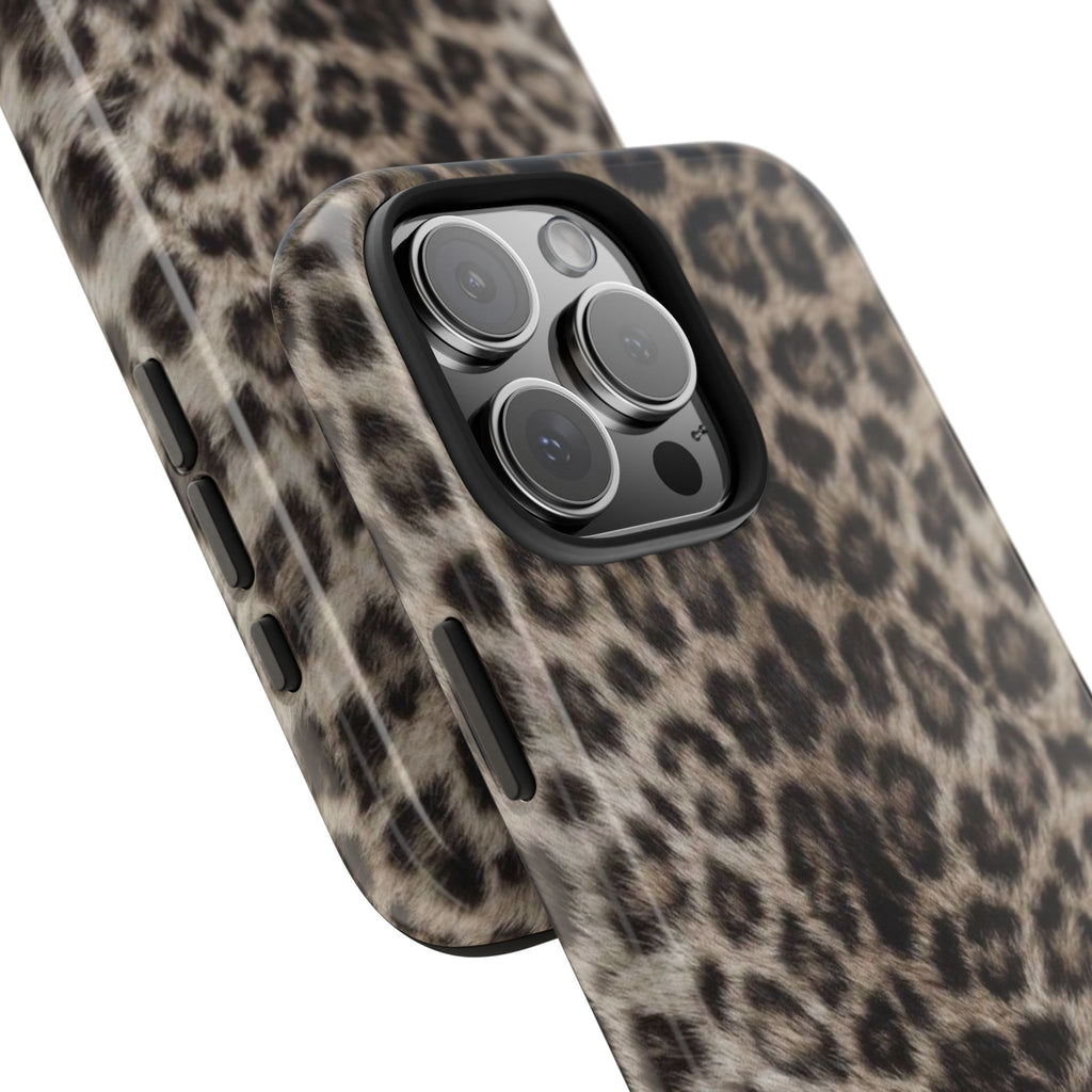 Suede Leopard iPhone Case