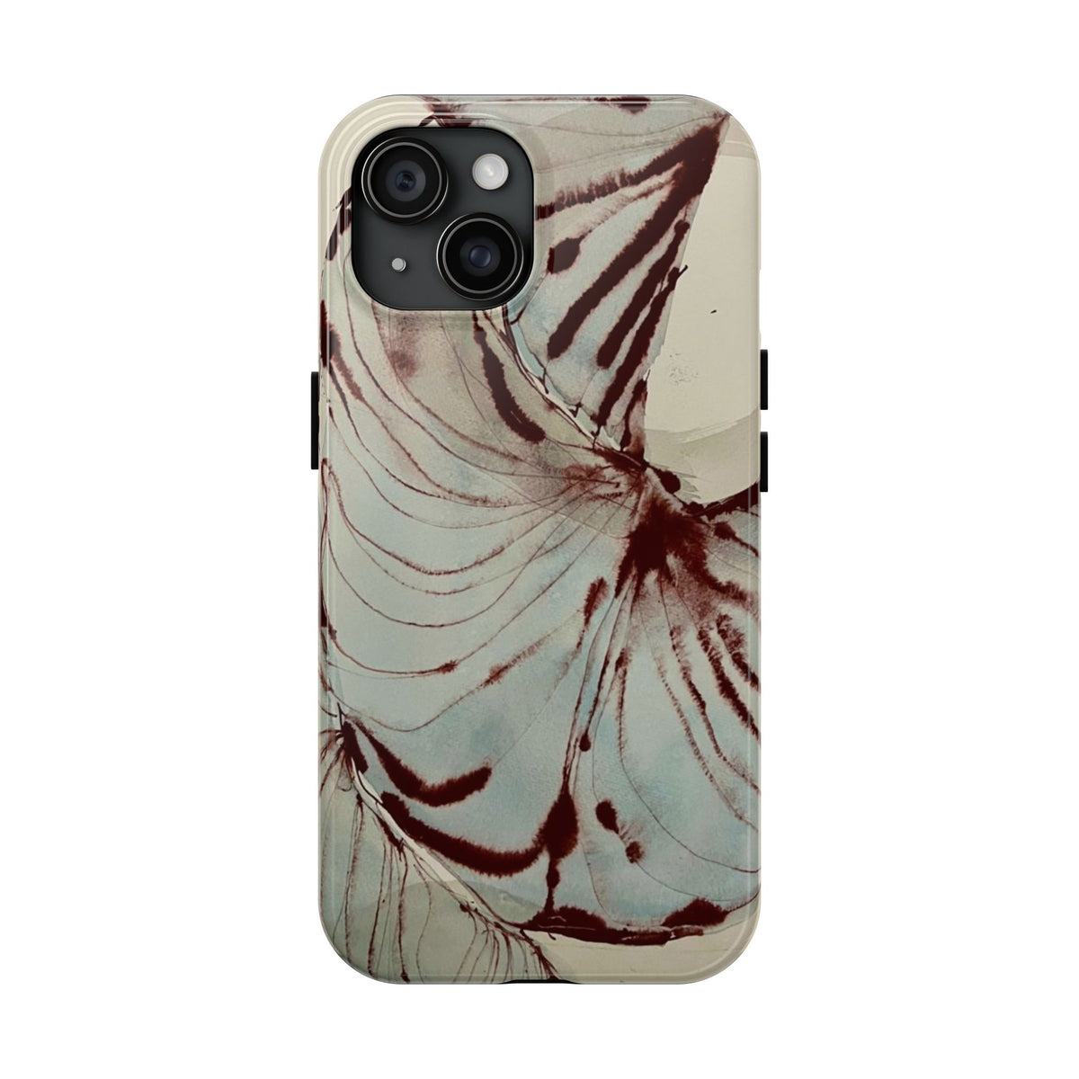 Maroon Silk iPhone Case