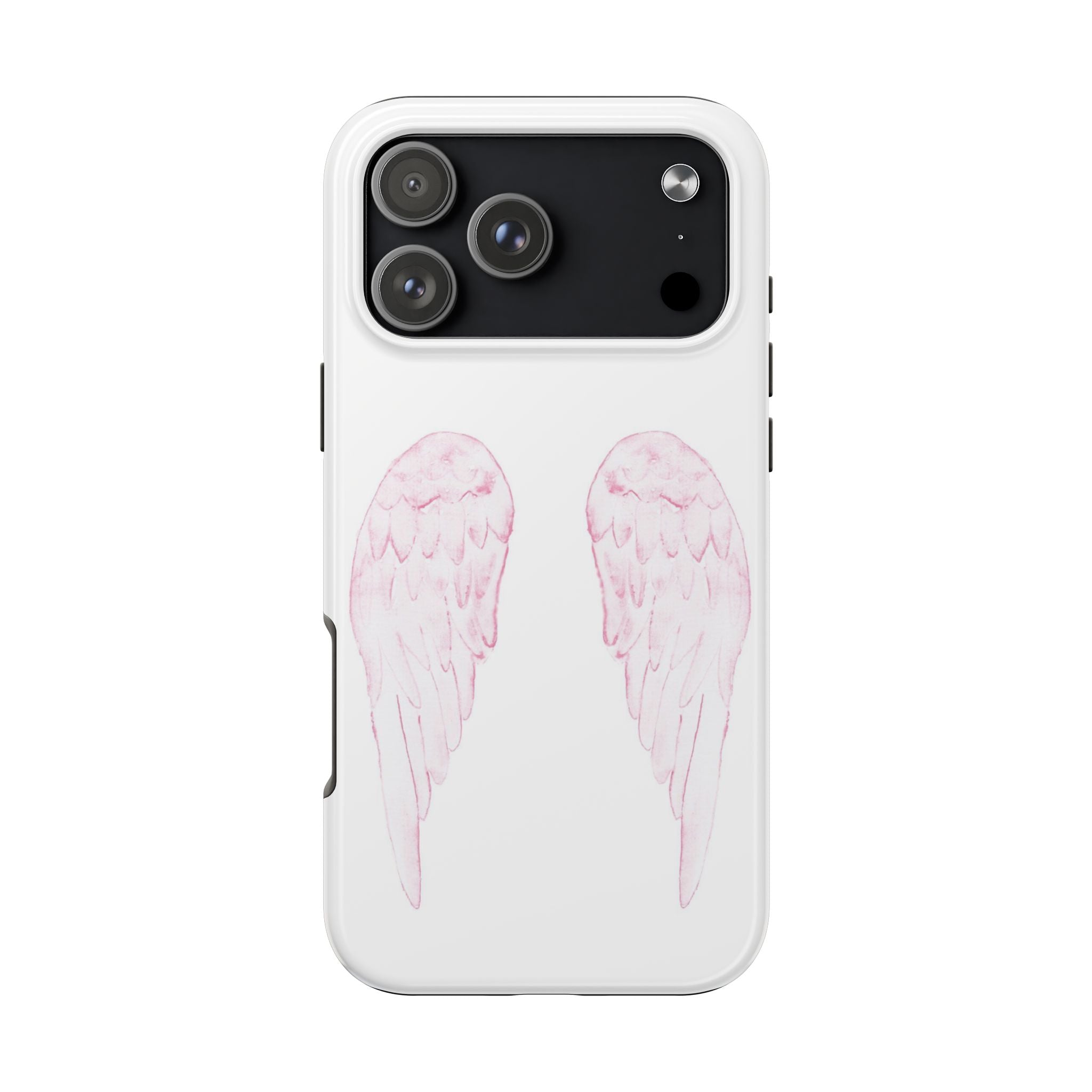 White Bombshell Wings iPhone Case
