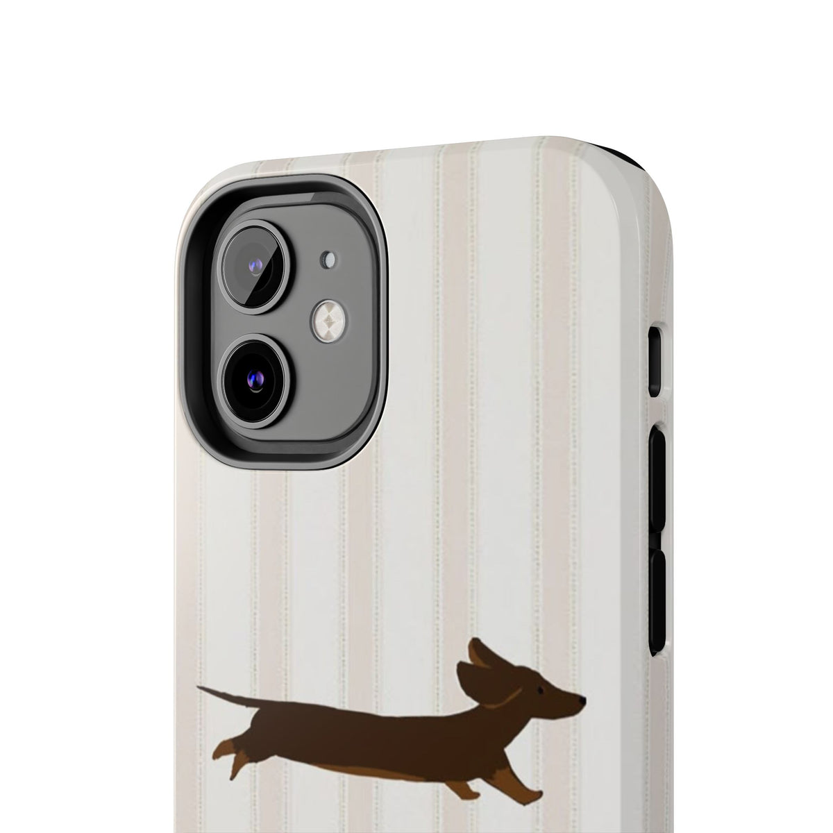 Leaping Dachshund iPhone Case