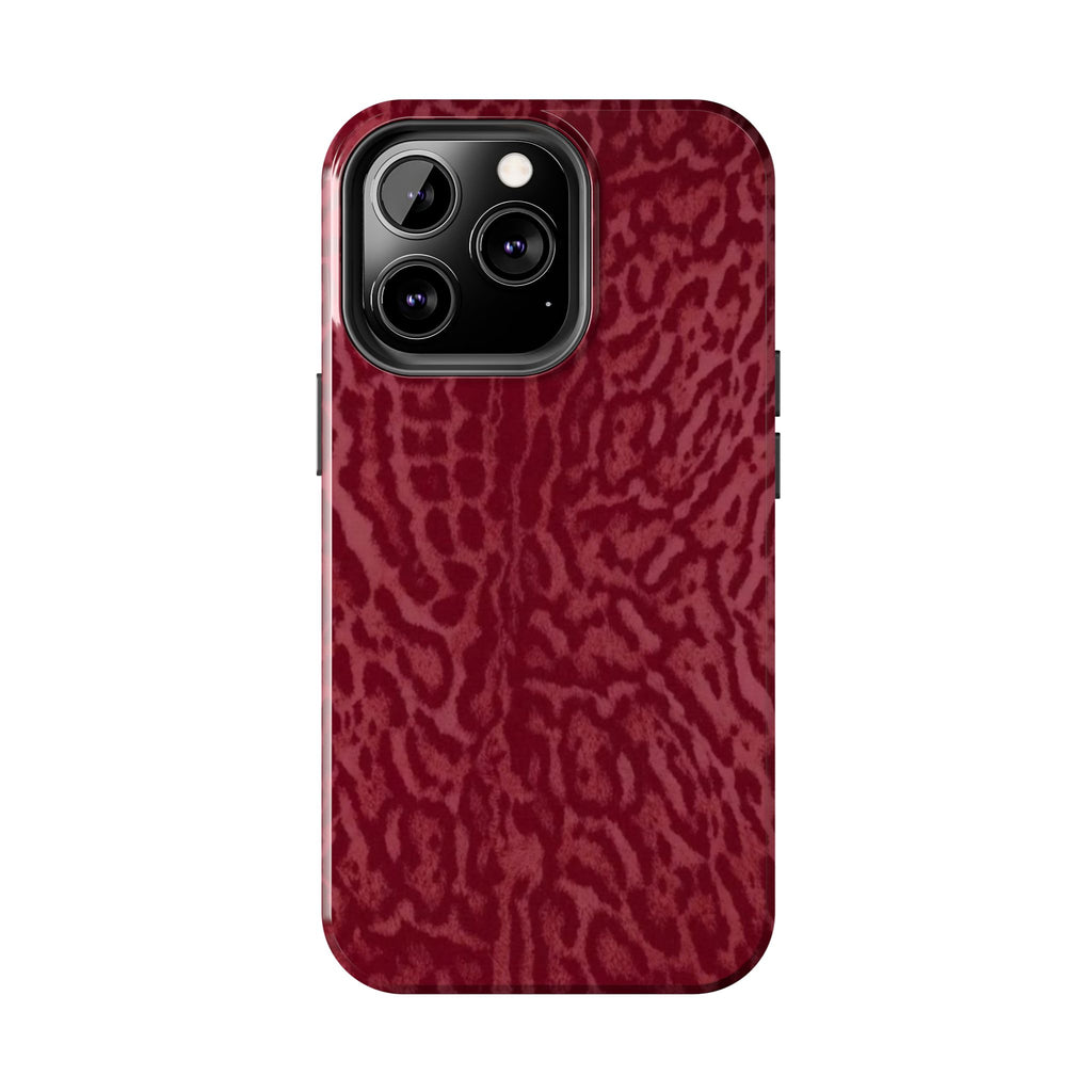Burgundy Jaguar iPhone Case