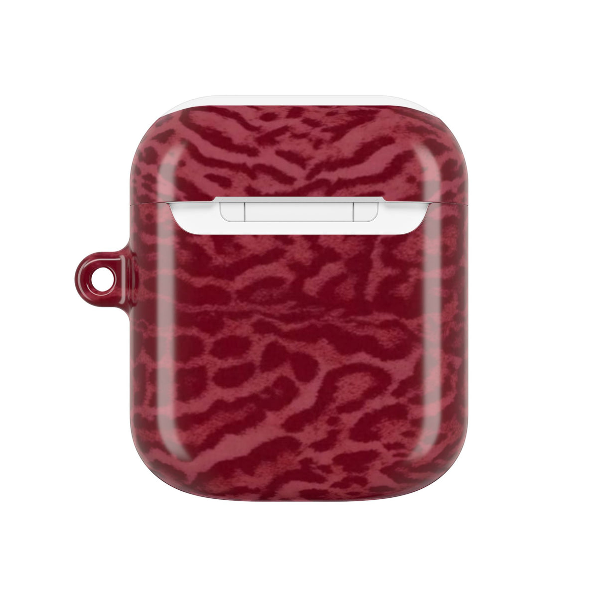 Burgundy Jaguar AirPod Case