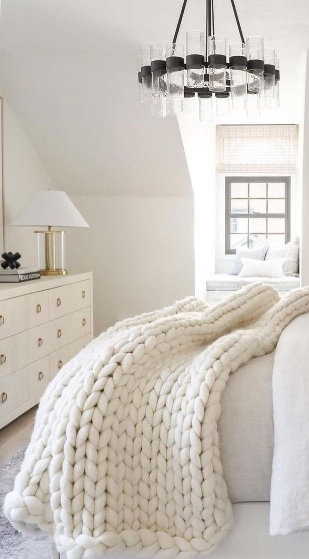 Hand-Knitted Throw Blankets