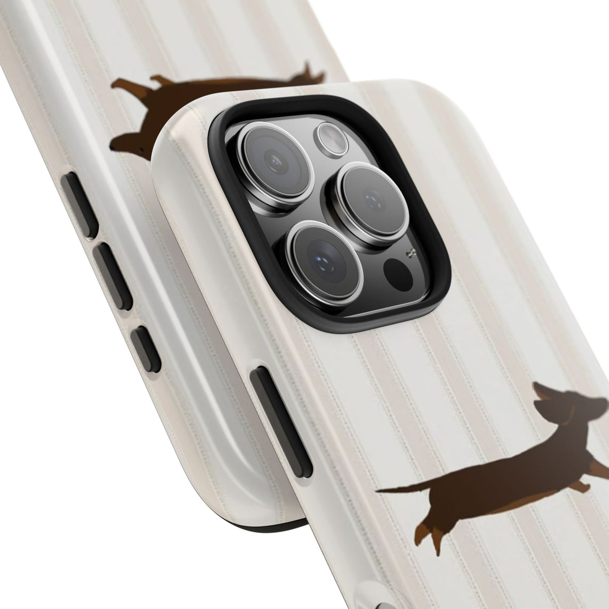 Leaping Dachshund iPhone Case