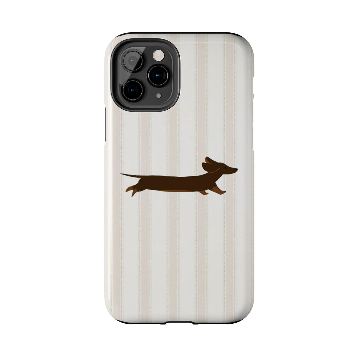 Leaping Dachshund iPhone Case