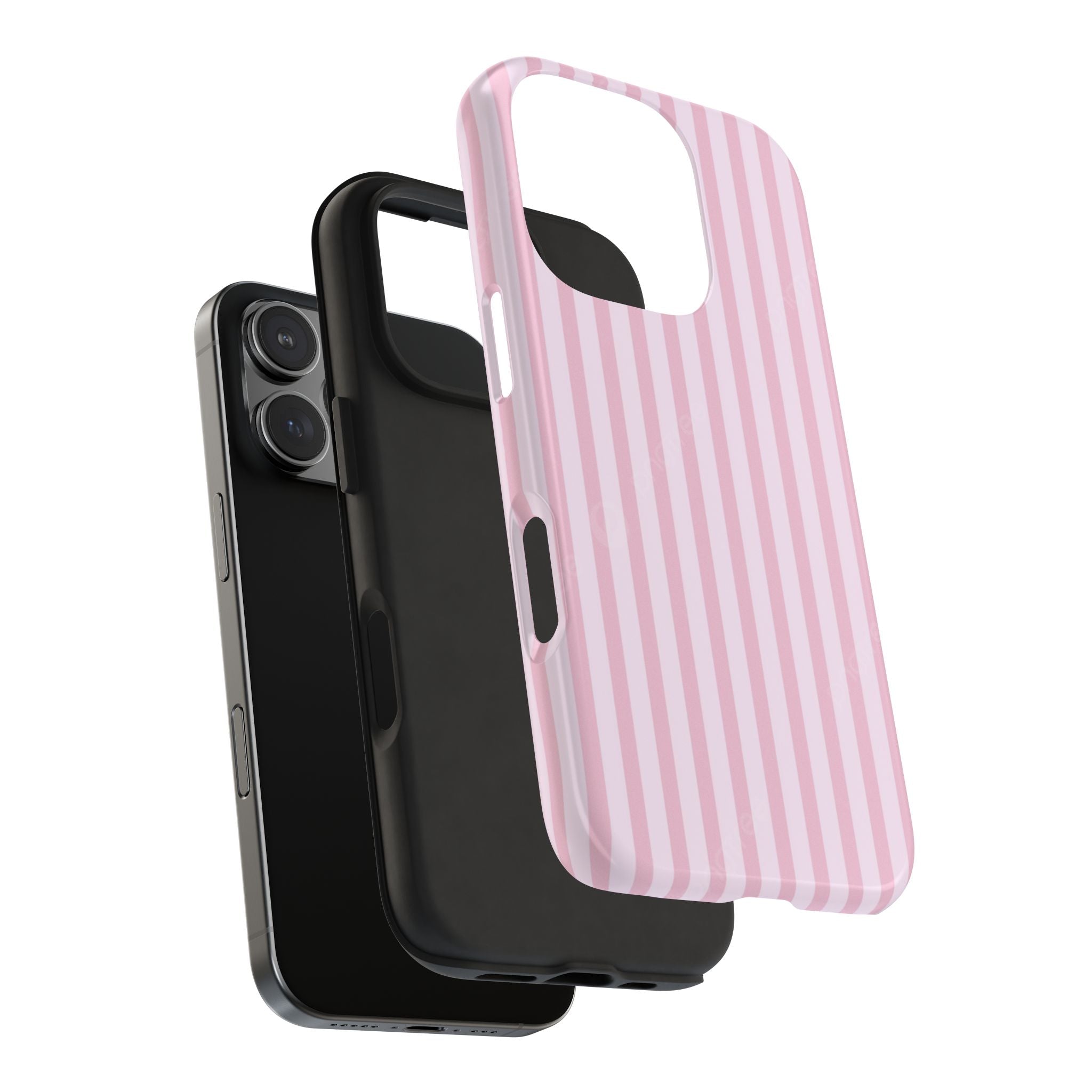 Pink Lined iPhone Case