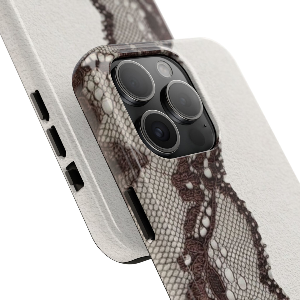 Brown Lace Edge iPhone Case